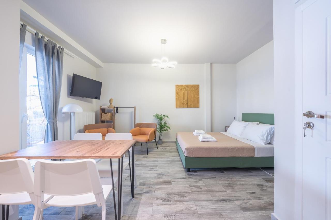 Sunny Studio With Starlight Balcony Atenas Exterior foto